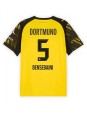 Borussia Dortmund Ramy Bensebaini #5 Replika Hemmakläder 2025-26 Kortärmad